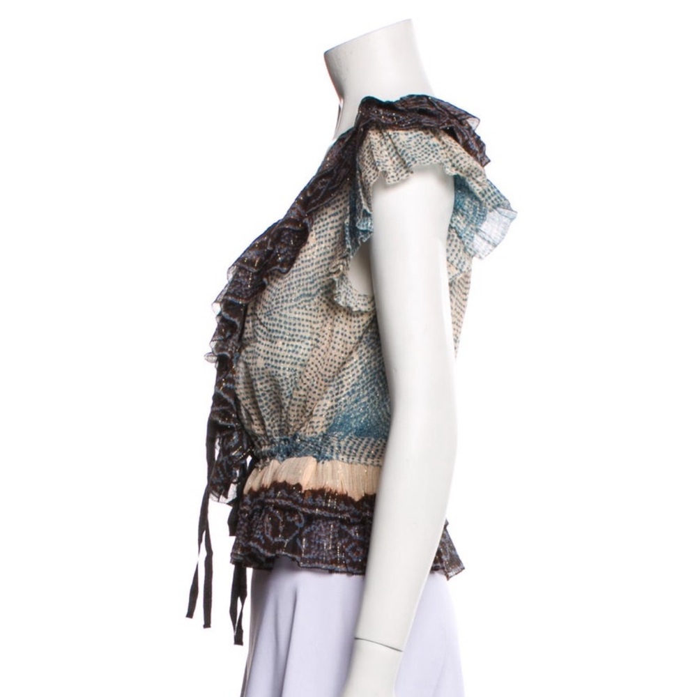 Ulla Johnson Multicolor Ruffled Blouse - image 2